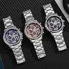Cross-Border Quartz Steel Men's Watch with Calendar and Versatile Dial