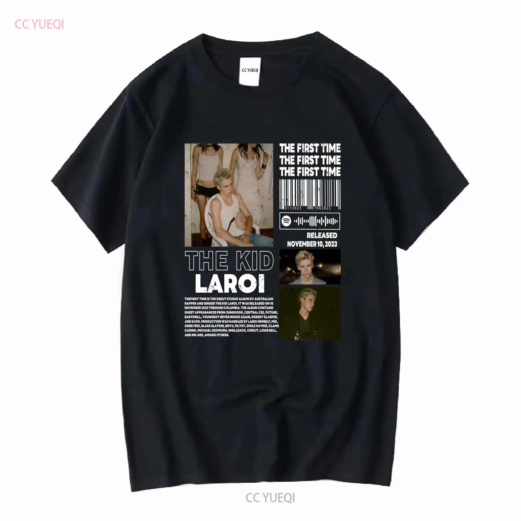 The Kid LAROI Merch T Shirt First Time Album 90s Rap long or short sleeves vintage Washed Comfortable Unisex Casual homme S разноцветный