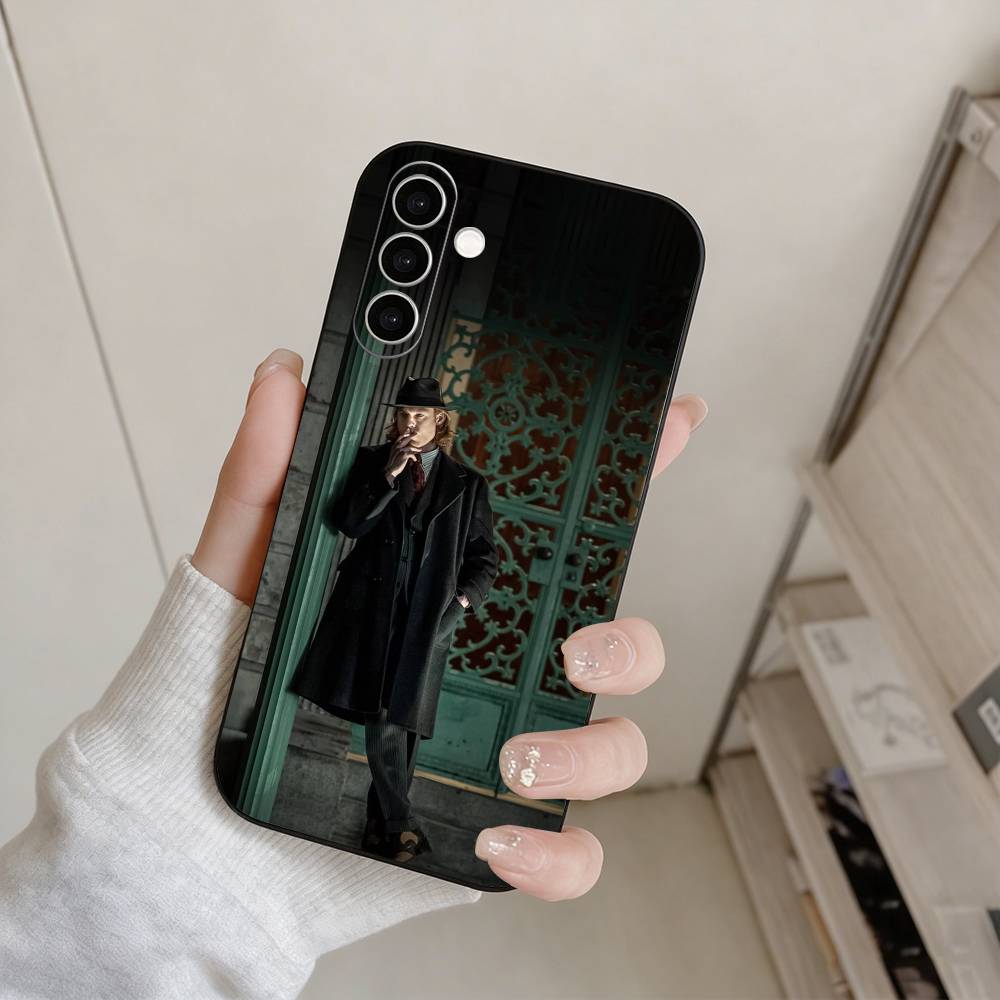 Actor Sam Reid Phone Case Black Silicone Soft For Samsung Galaxy A73,A72,A71,A70,A53,A52,A51