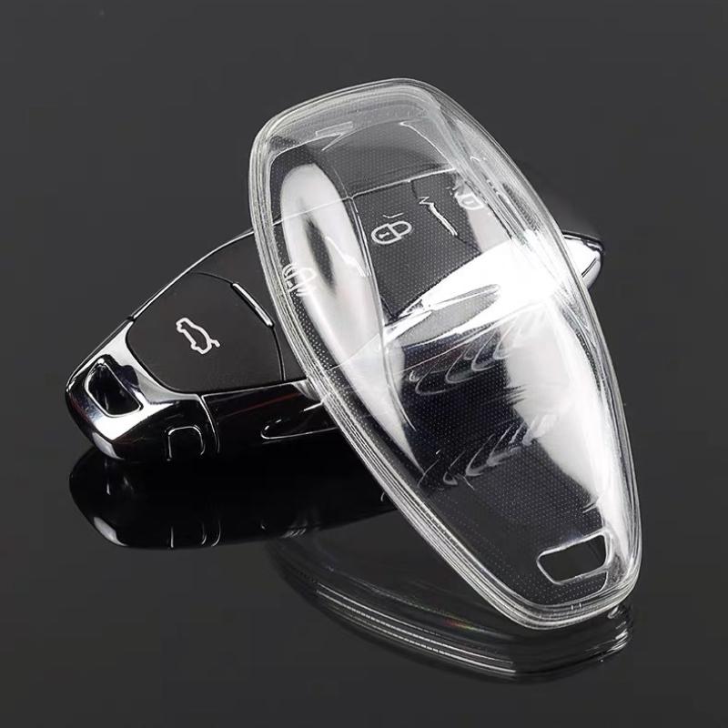 TPU Car Remote Case Transparent Soft Key Cover Keychain Accessories for Hongqi FAW H6 Hq9 Eqm5 HS5 H5 H9 HS7 H7 L5 HS3 L9 E-HS9