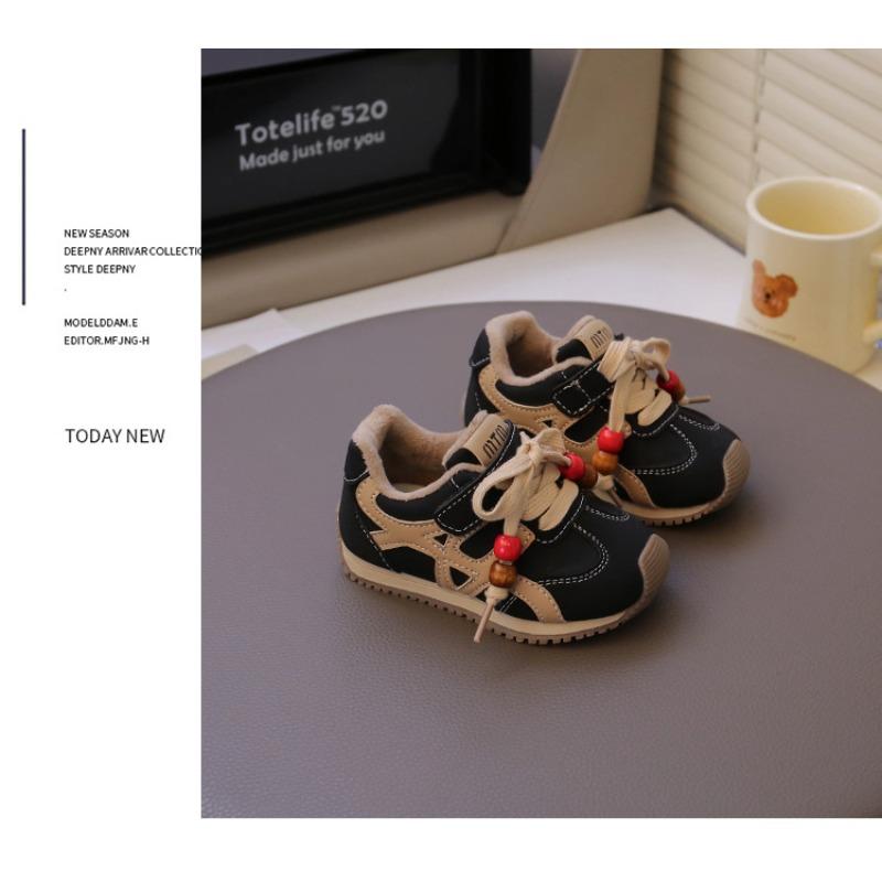 Jungen Fleece-Sneaker Winter Neu 1-3-6 Jahre Kinder Zwei Baumwolle Forrest Gump Schuhe Kindergarten Baby Warme Schuhe