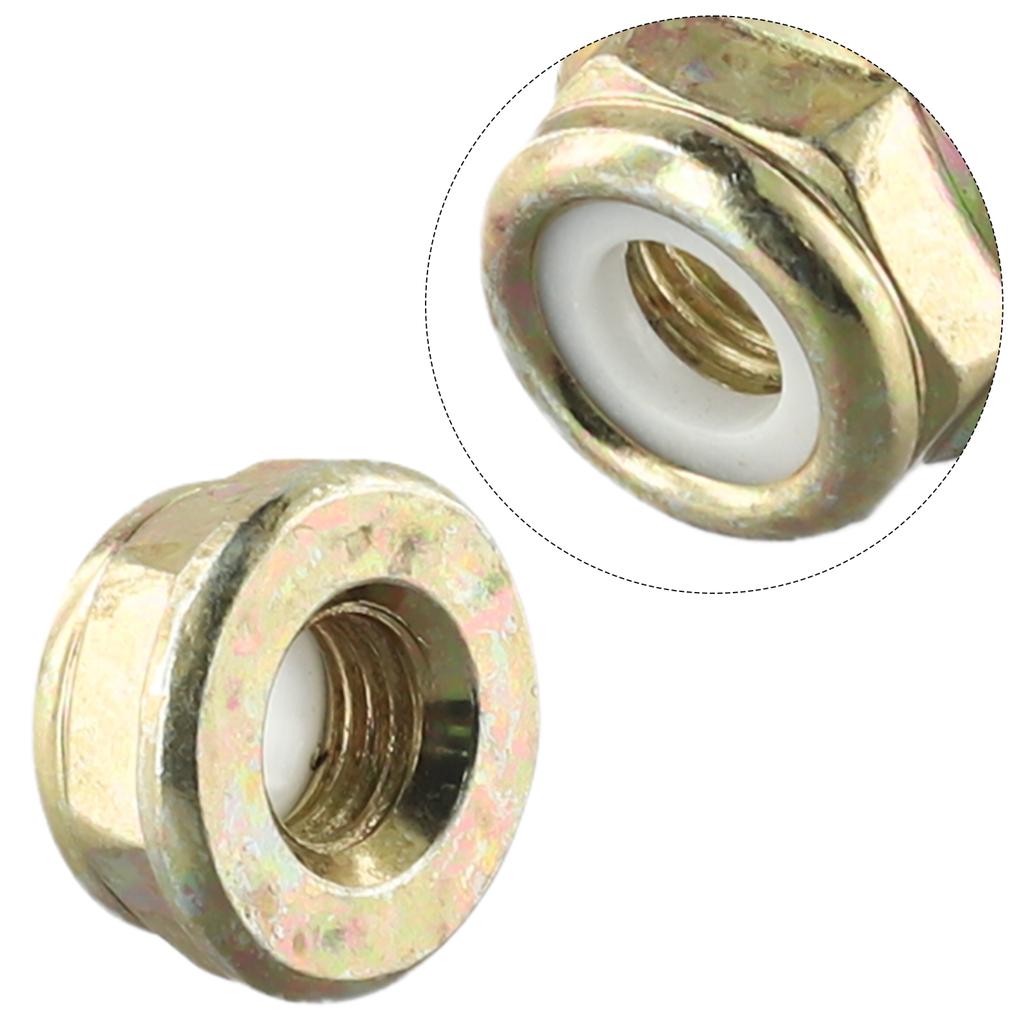 M10x1.25 Left Hand Thread Blade Nut For Brushcutter Trimmer Gearbox 22 X 11mm