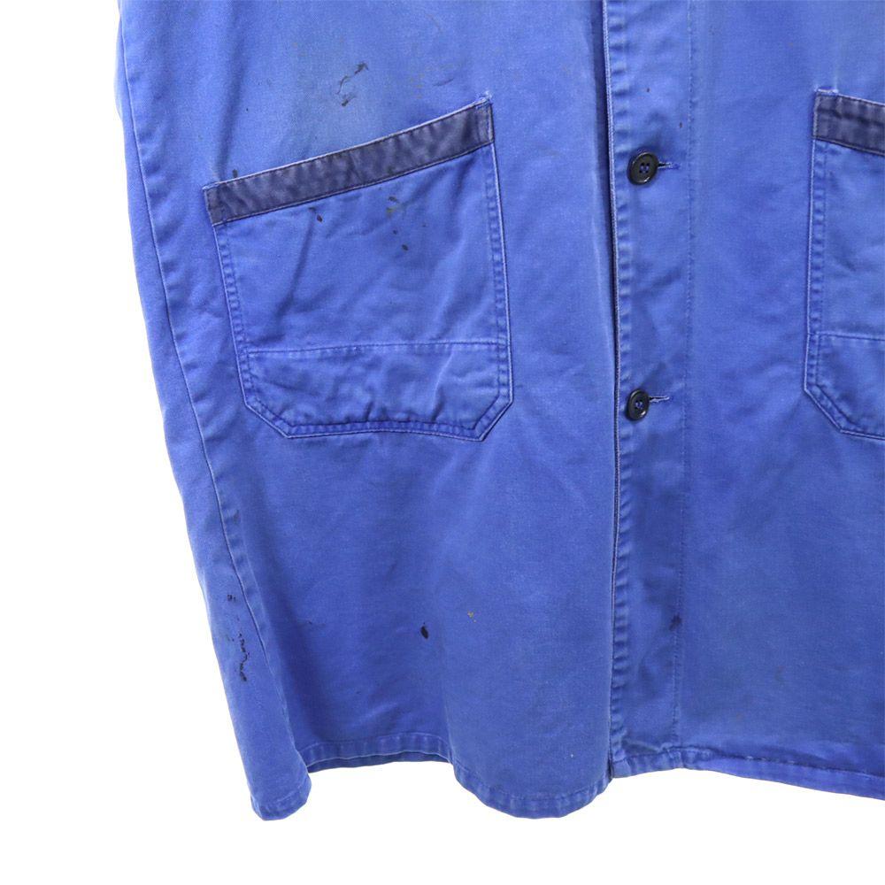 EURO WORK 70s 80s Vintage Euro Work work Chester coat Blue x navy Men's Used