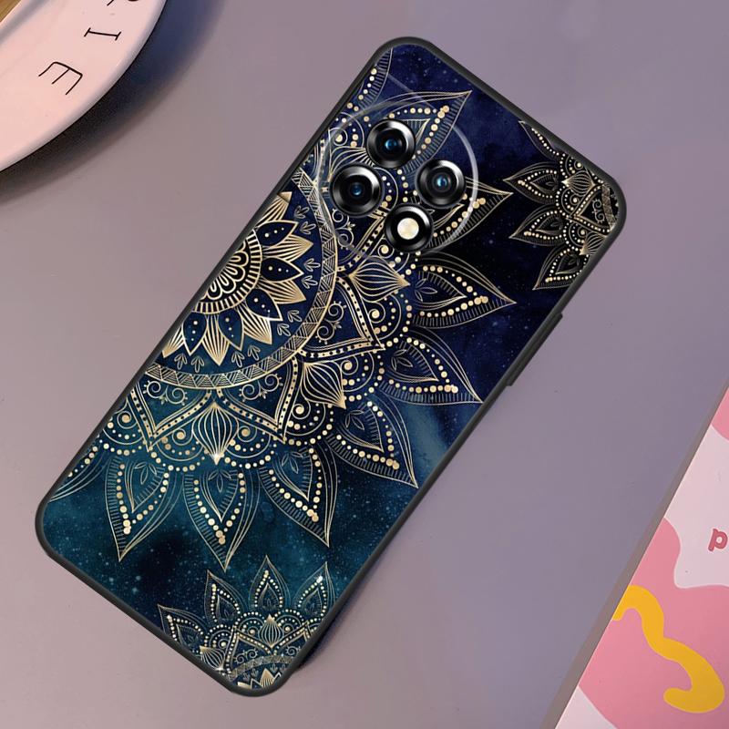 Indian Pattern Mandala Case For OnePlus 12 11 9 10 Pro 9RT 10T 10R 12R OnePlus Nord CE 2 3 Lite 2T N10 N20 Cover