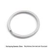 DIY Jewelry Accessories: Thickened Stainless Steel Keyring and Storage Ring