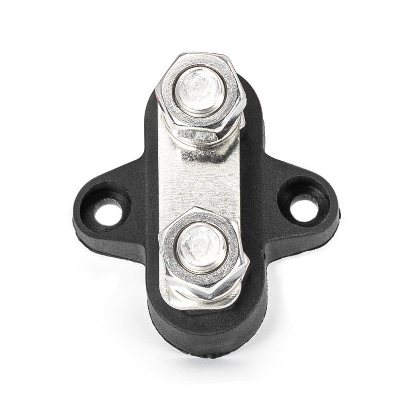 Set Of Terminal Blocks For Power Distribution 48 V Dc, Maximum Diameter M8, Double, Reinforced, With Positive And Negative Terminals