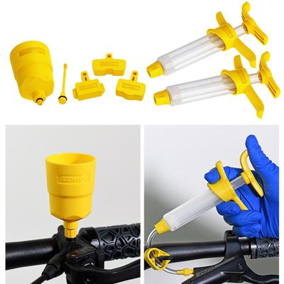 Sada nástrojů pro odvzdušnění hydraulických kotoučových brzd pro horská a silniční kola