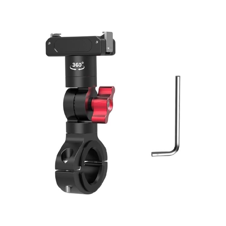 Svorka s držákem na řídítka pro kolo a motorku, Držák na trubku kola pro 360° akční kameru