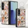 Pumpkin Lantern Ghost Halloween Case For Samsung Z Fold 8 Ultra 7 6 5 4 Hybrid Leather Skin Hard PC Bumper Cover For Galaxy Z Fold8 Fold7 Fold6 Fold5