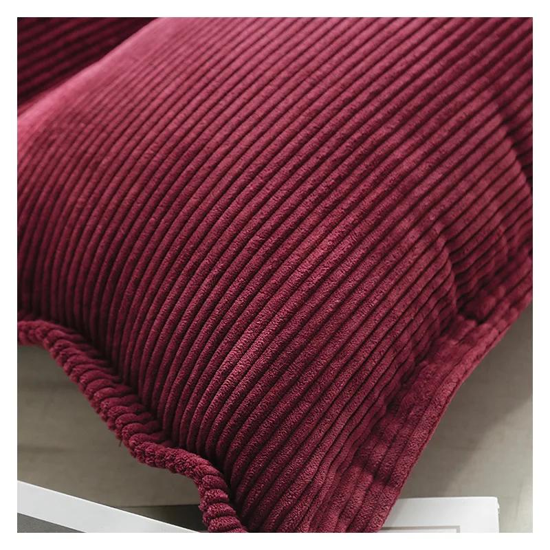 Funda de Cojín Decorativo para Sofá Moderno 30x50/45x45/50x50cm Funda de Cojín para Sofá Rayas Color Sólido Sin Relleno