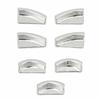7pcs Window Lift Button Trim Sticker ABS Chrome Silver Replacement for Mercedes Benz A B C E CLA GLA Class W176 W246 W204