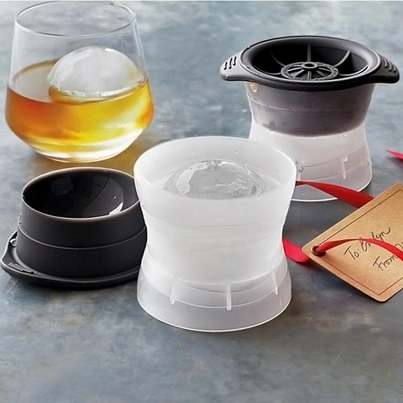 Mode 2,5'' Runde Kugel Eiswürfelform Große Kugel Eisformen Cocktails Whiskey Scotch
