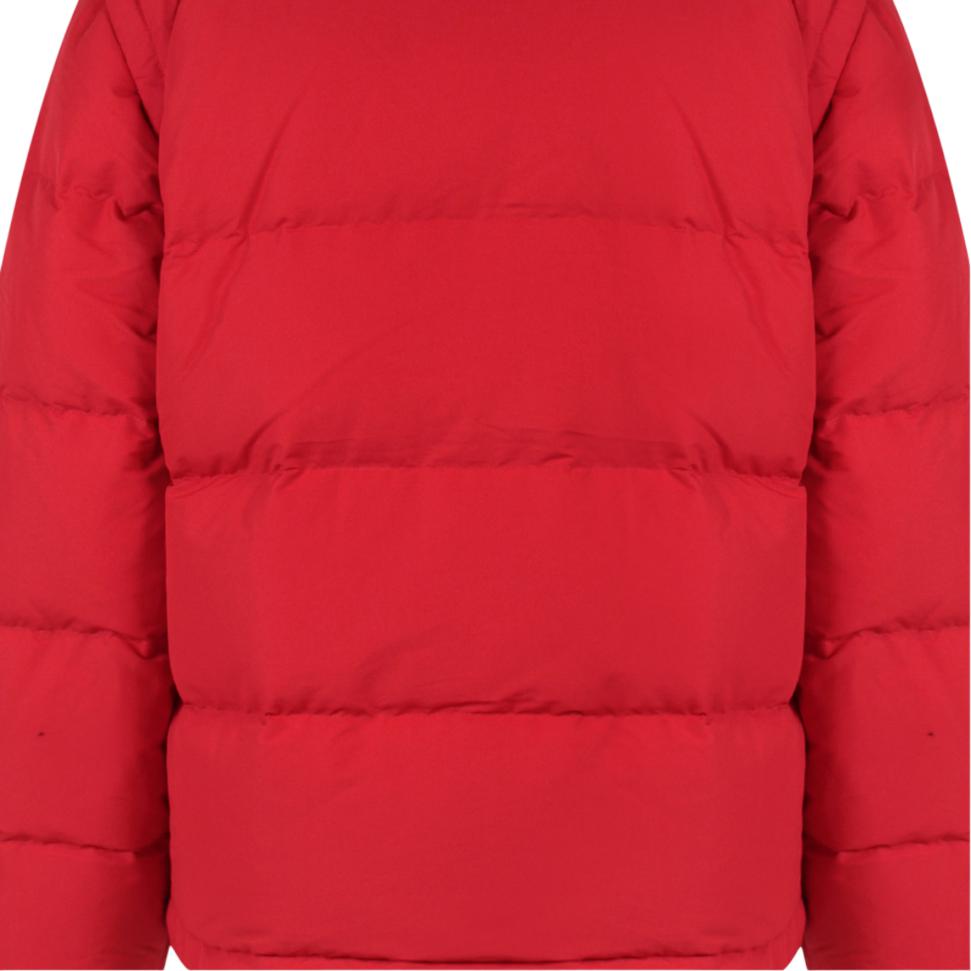 Polo Ralph Lauren FW22 Solid Color Logo Print Quilted Single-Breasted Jacket Men Jacket Red 710810945-012