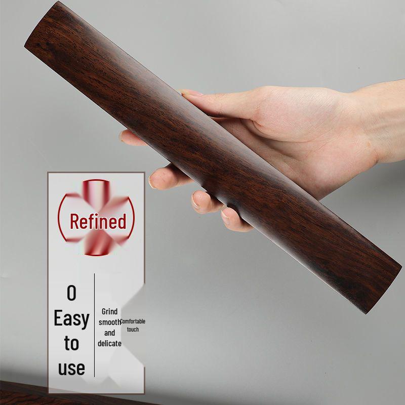 Sada černého ebenového pevného dřeva na papír a černého katalpy na pravítka pro kaligrafii - 18-30 cm