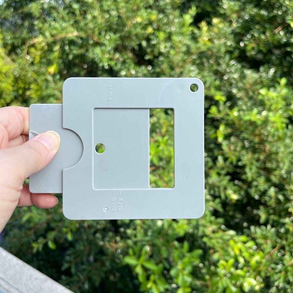 Mirino per Artisti in Plastica Portatile Gadget Multifunzione per Disegno Catcher di Vista Ausilio Strumenti per la Composizione Artistica Mirino Fotografico