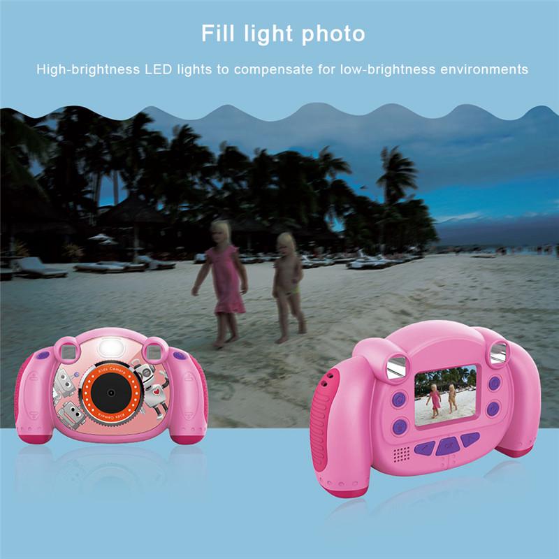 KC501 Мини Цифровая Камера 2 Дюйма Мультяшная Камера Игрушка Детский Подарок На День — фото 2