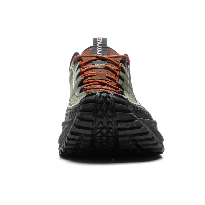 New LiNing CF Su Xingchuan Puncture Resistant Low Top Outdoor Hiking Shoes Unisex Black Green AHTU023-1