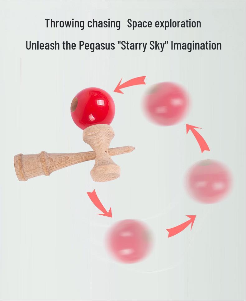 Hölzernes Kendama-Spielzeug für Kinder: Verbessern Sie die Hand-Auge-Koordination und Kreativität