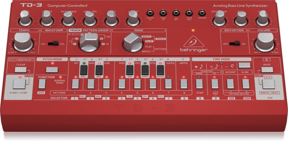Behringer td-3-rd - analogowy syntezator linii basowych
