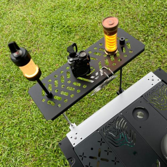 Hliníková slitina Kempingový IGT Závěsný stojan na lampu Odnímatelný stojan na lucernu Držák kempingového světla IGT stůl Kempingové příslušenství