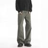 American Retro Lumberjack Jeans Men's Autumn Trendy Brand Design Sense Loose Casual Cleanfit Straight Pants