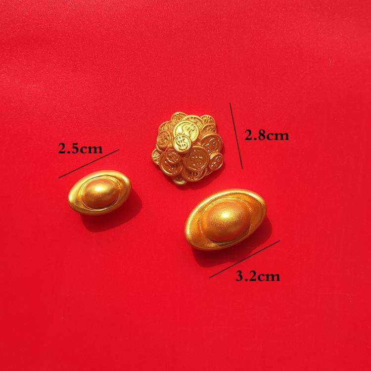 3D Chinese New Year Cat Magnet - Festive Spring Festival Refrigerator Sticker