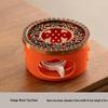 Chinese Style Candle Tea Warmer Set