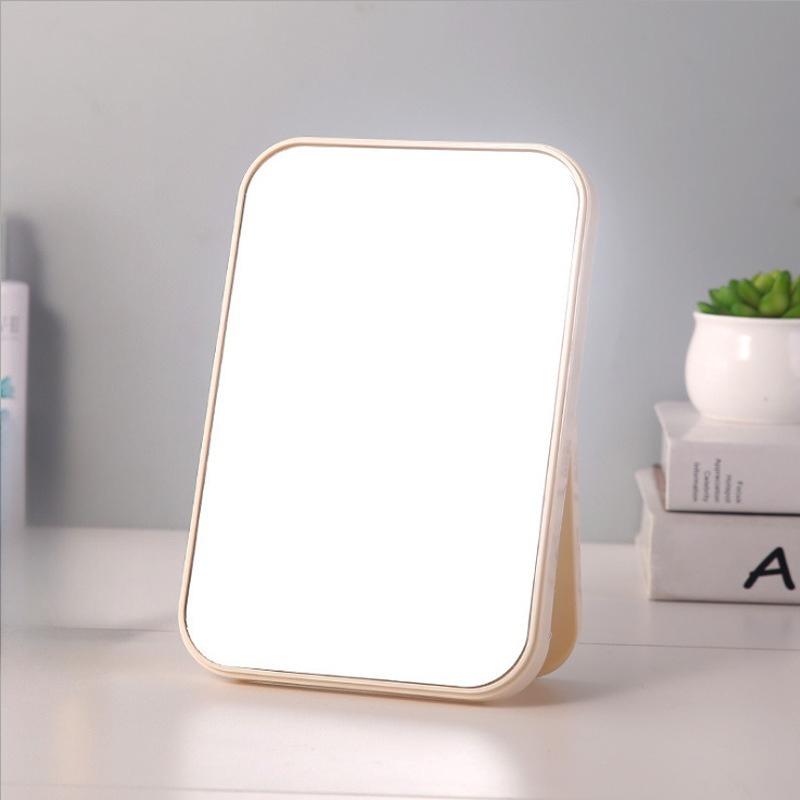 

1PC Mirror Folding Home Student Makeup Mirror Large Dormitory Desktop Portable Glass Mirror Household Goods