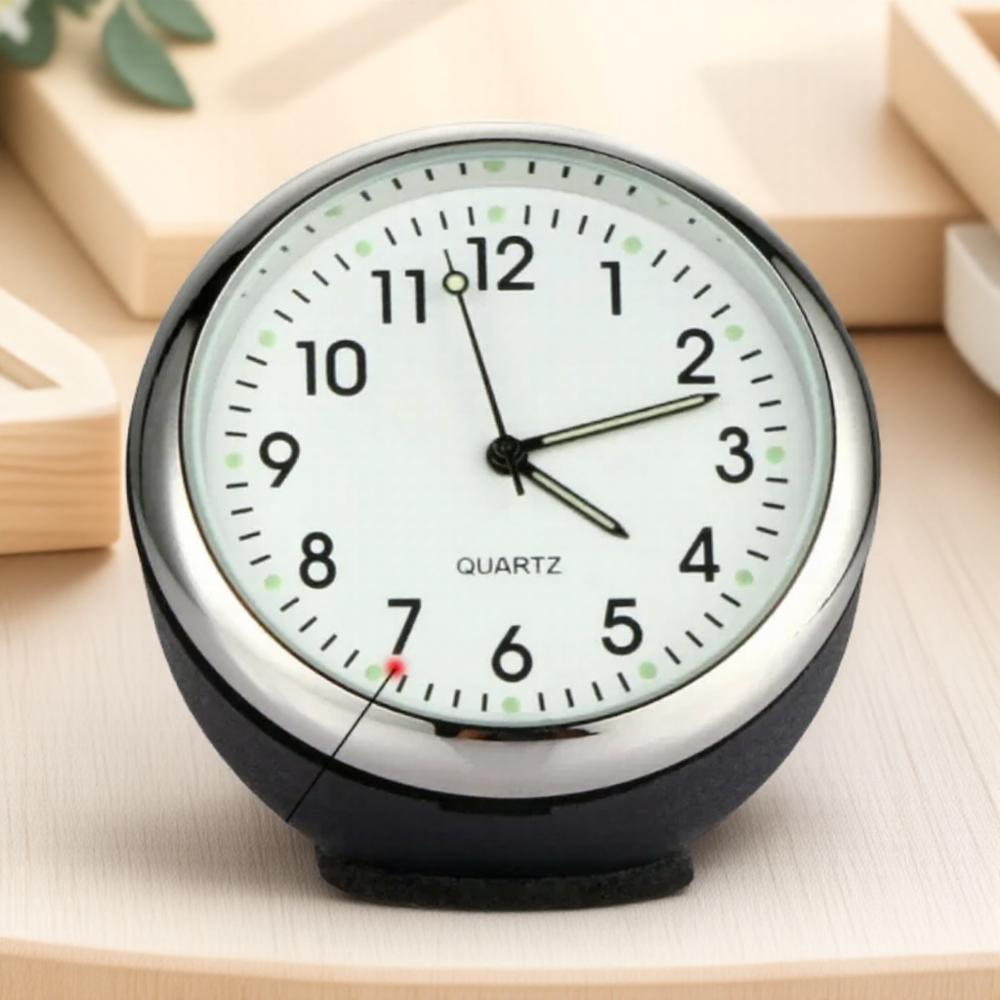 Universal 40mm Car Clock Electronic Quartz Watch Dashboard Decoration Air Vent Accessories for Vehicles