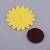 1 Pack DIY Craft Iron Wire Button Felt Rainbow Flower Bouquets Kit, Sewing