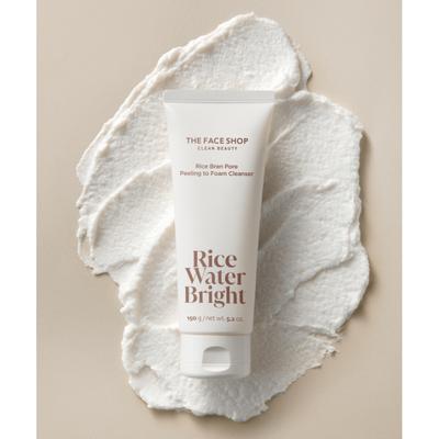 The Face Shop Beautiful Bright Rice Bran Pore Peeling To Foam 150ml