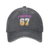 Six Seven Ice Cream Drip Sport 67 Fun Mason Meme Washed Baseball Cap Sun Trucker Hat Summer Male Outdoor Sport Snapback Cap