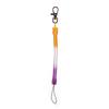 Plastic Spring Coil  Keychain Ring Chain Keyring