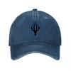 Diablo Inferno Symbol Washed Cotton Baseball Cap Unisex Adjustable Hat Classic Design For Daily Wear And Fan Collection