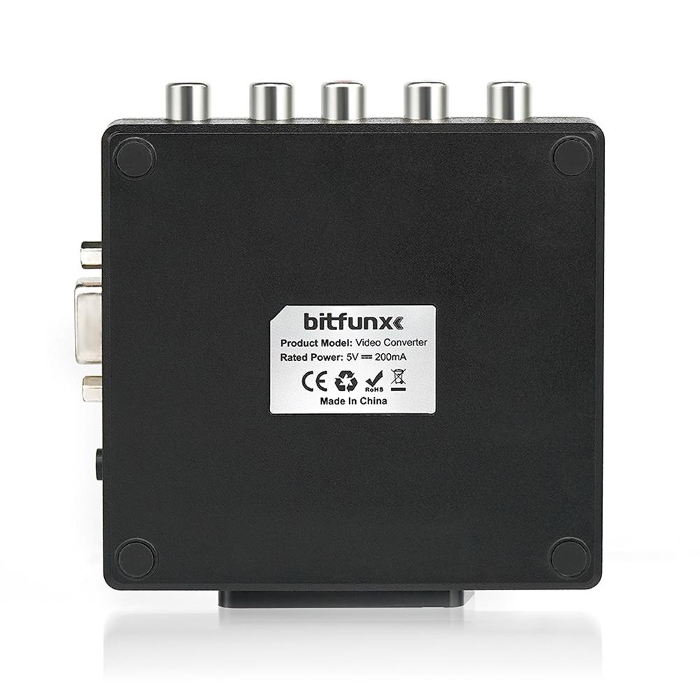 RGBS VGA SCART NA YPBPR Převodník Video Adaptér RGBS VGA SCART NA YPBPR Transkodér Převodník Barva Jas Nastavitelný