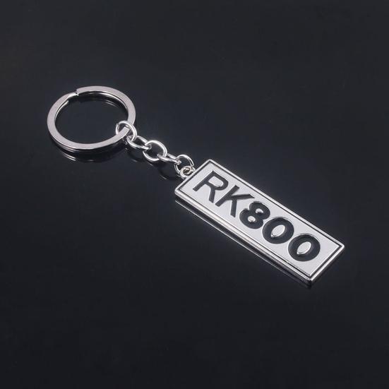 Keychain Pendant Zinc Alloy Durable Letter Dog Plate Charm Keyring Doors Backpacks Handbags Pendant Key Accessory