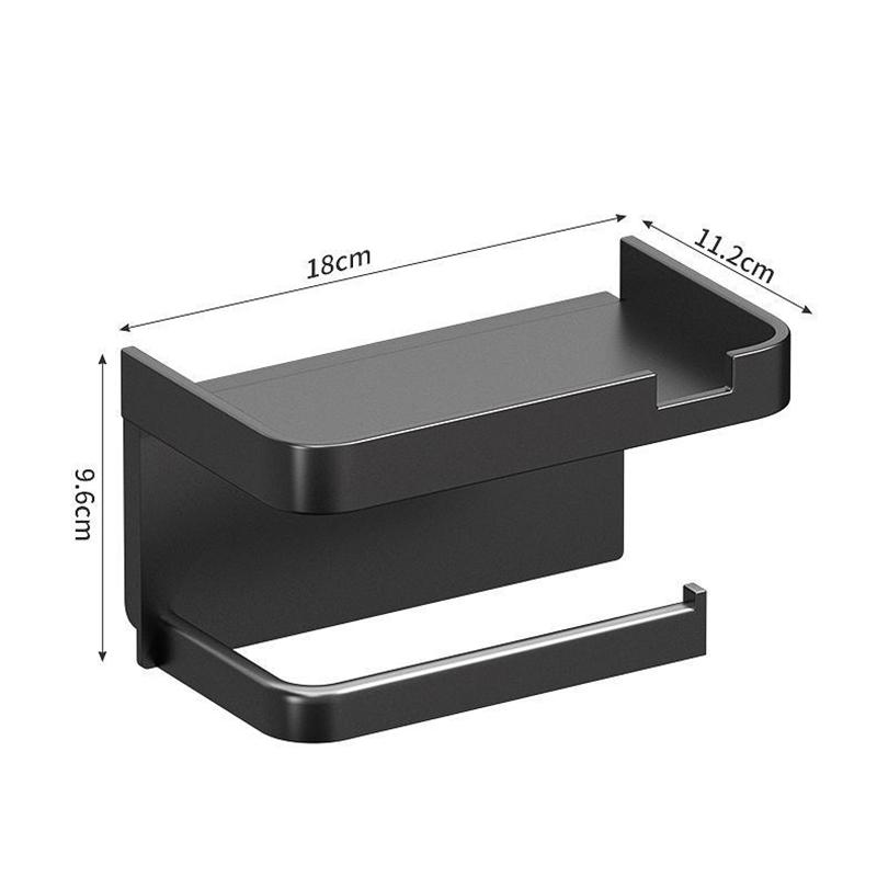Toilet Paper Holder Plastic Storage Rack Kitchen Towel Placement Of Seasoning Bottles Bathroom Wall Roll Of Paper Phone Storage