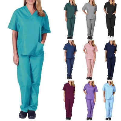 Leichter Sommer-Kasack für Ärzte und Krankenschwestern – Unisex-Oberteil und -Hose