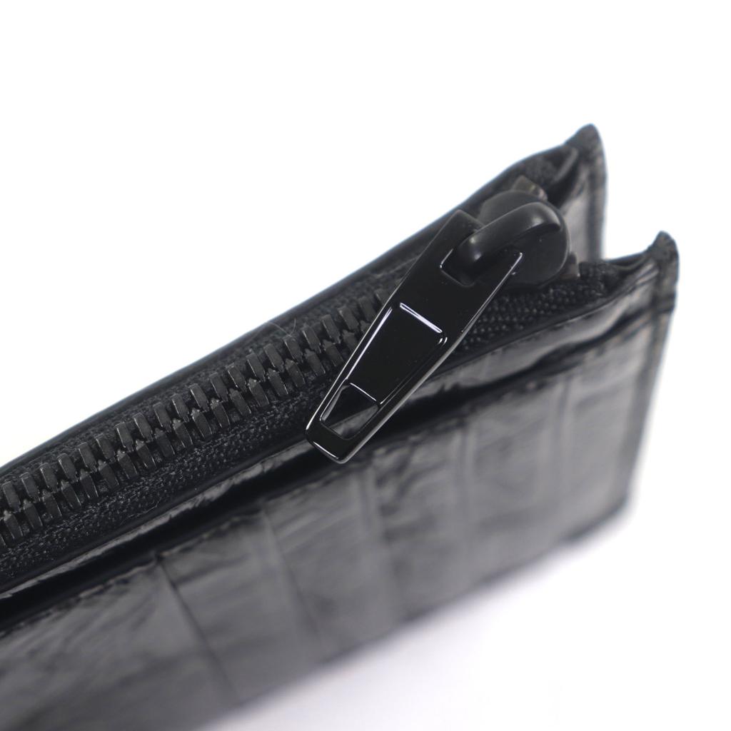 Pristine BALENCIAGA Coin case CRUSH black leather mens 766465 Used