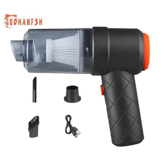 

Автомобильный пылесос портативный 200 мАч 120 Вт сильная всасывающая очистка мини-USB беспроводной пылесос пылесборник бытовые принадлежности чёрный