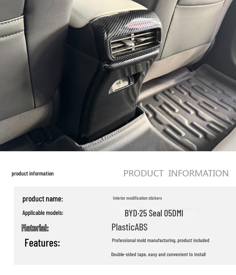 BYD Seal 05/Seal5 Gear Shift Panel Air Vent Console Decoration