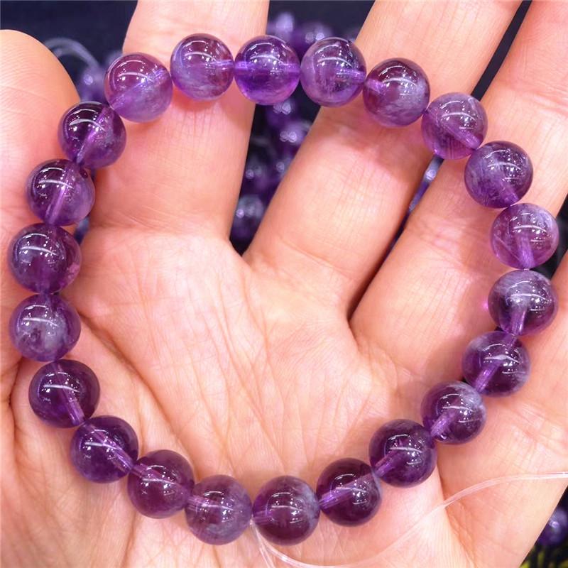 Natural Crystal Bracelet Purple Rabbit Hair Bracelet Rich Dark Purple Rabbit Hair Bracelet Nine Purple Out Of Fire
