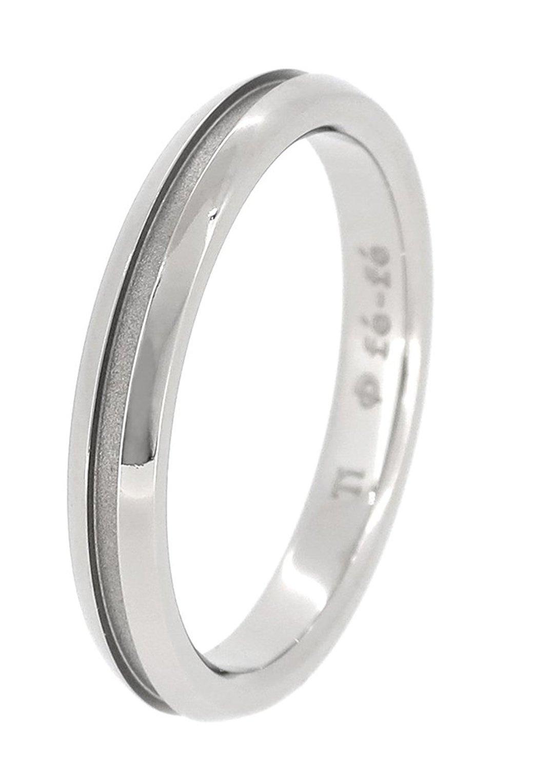 

[Fe-fe] fe-fe x phiten [Special Edition] Phiten Slim Line Titanium Men s Ring, Sizes 13-19 (Size 17), Simple Sports Jewelry