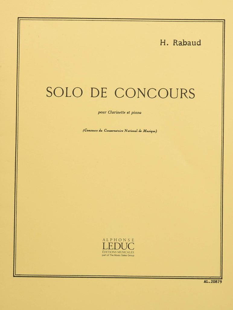 Lavo: Competition Solos (Clarinet, Piano) Leduc Publishing