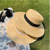 Mcgee Straw Straw Hat Women'S Sunscreen Sun Hat Summer Flat Top Top Hat Versatile Export Hot-Selling Factory Wholesale