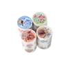6*200cm 1roll Cute Pastry & Flower Plant Tape, Scenery-Making Stickers for DIY Journal Decoration