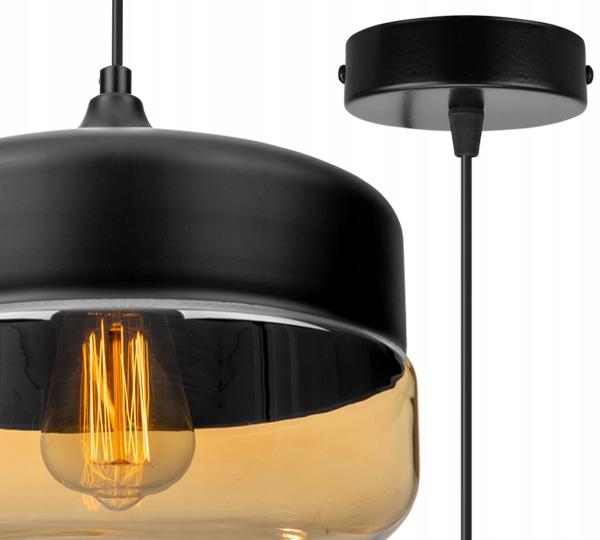 HÄNGENDE DECKENLAMPE, GLASPLAFOND, LED-LAMPE
