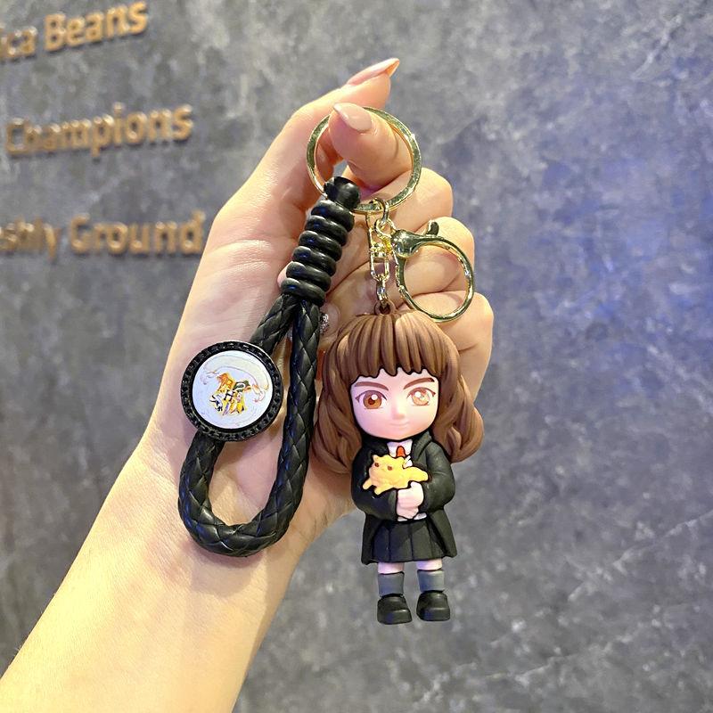 Creative Cartoon Rainbow Horse Unicorn Keychain Female Cute Ins Key Chain Student Schoolbag Pendant Small Gift