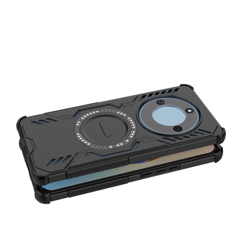 Pouzdro pro Honor X9b Pouzdro pro Honor X9b Pancéřované PC proti nárazu Magnetická adsorpce Bezdrátové nabíjení Zadní kryt pro Pouzdro pro Honor X9b 6,78 palce