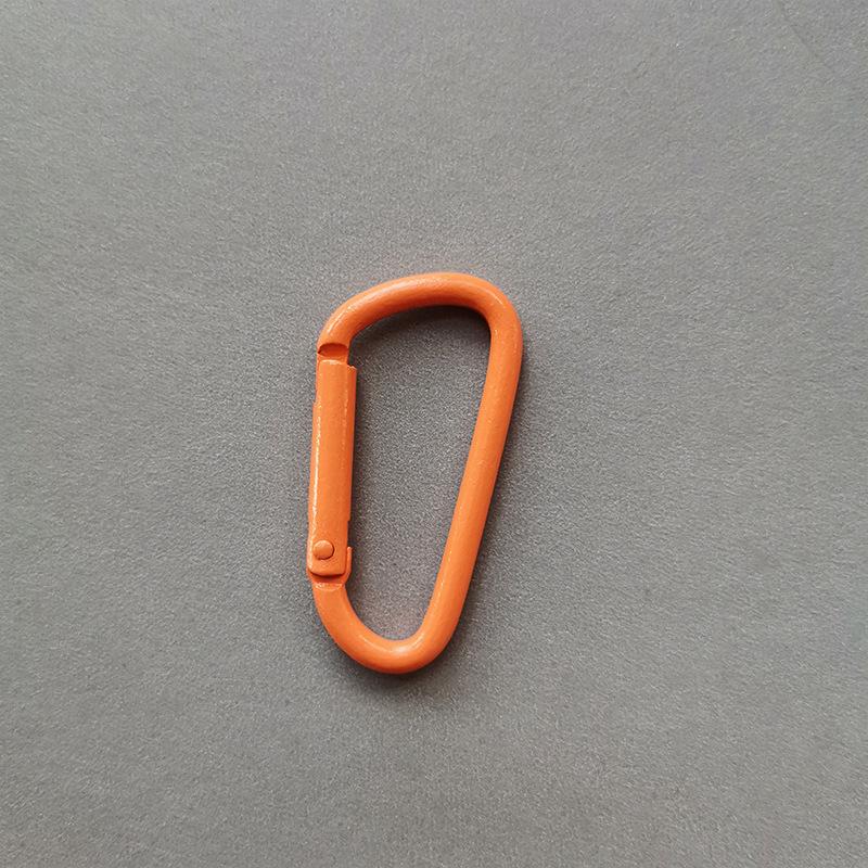 Herzförmiges Karabiner-Schlüsselanhänger-Set mit Federhakenringen